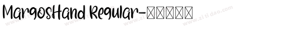 MargosHand Regular字体转换